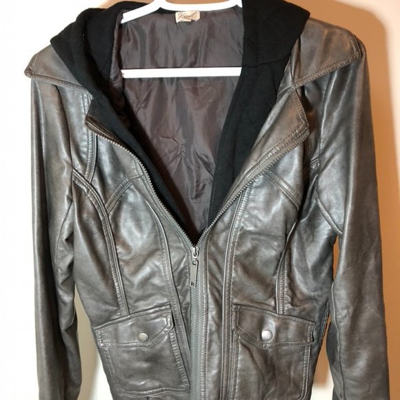 Medium Womens Kismet Faux Leather Jacket - Picture 4 of 10